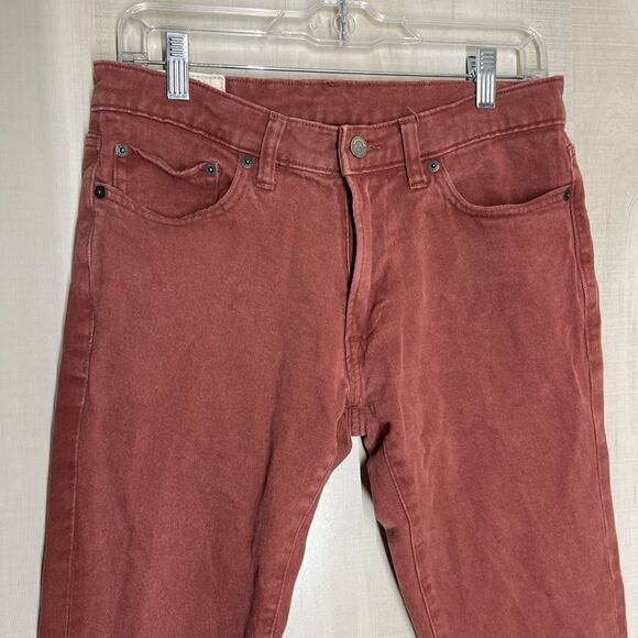 Abercrombie and Fitch red rust color skinny jeans,‎ size 29 - Picture 11 of 16